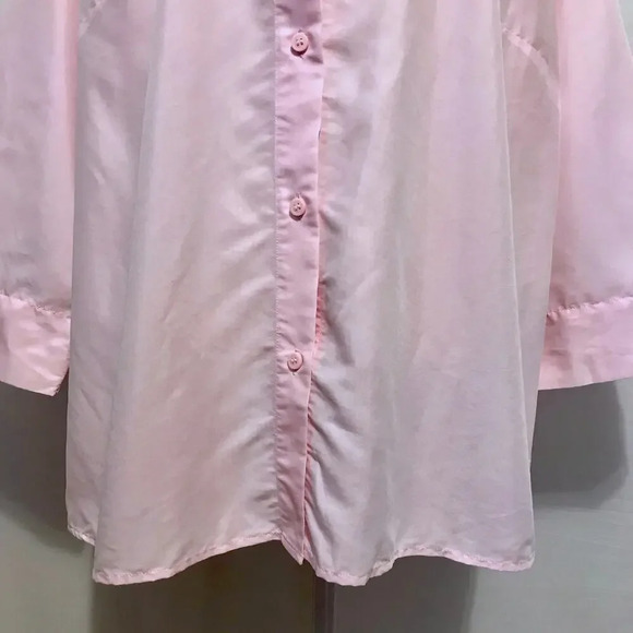 Liz Claiborne Pink Button Down Blouse Women 2X - Picture 5 of 12